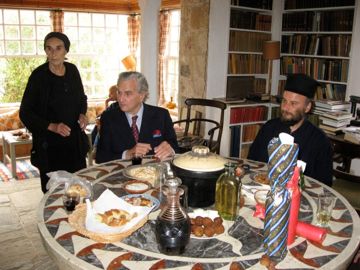 Sir Patrick Leigh Fermor, November 2007, on his Name Day