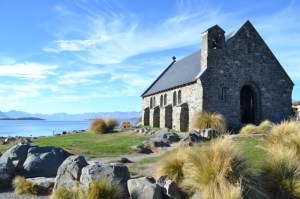 The beautiful church at Lake Tekapo