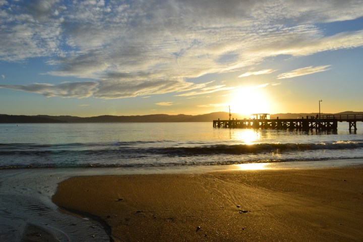 Days Bay, Eastbourne sunset
